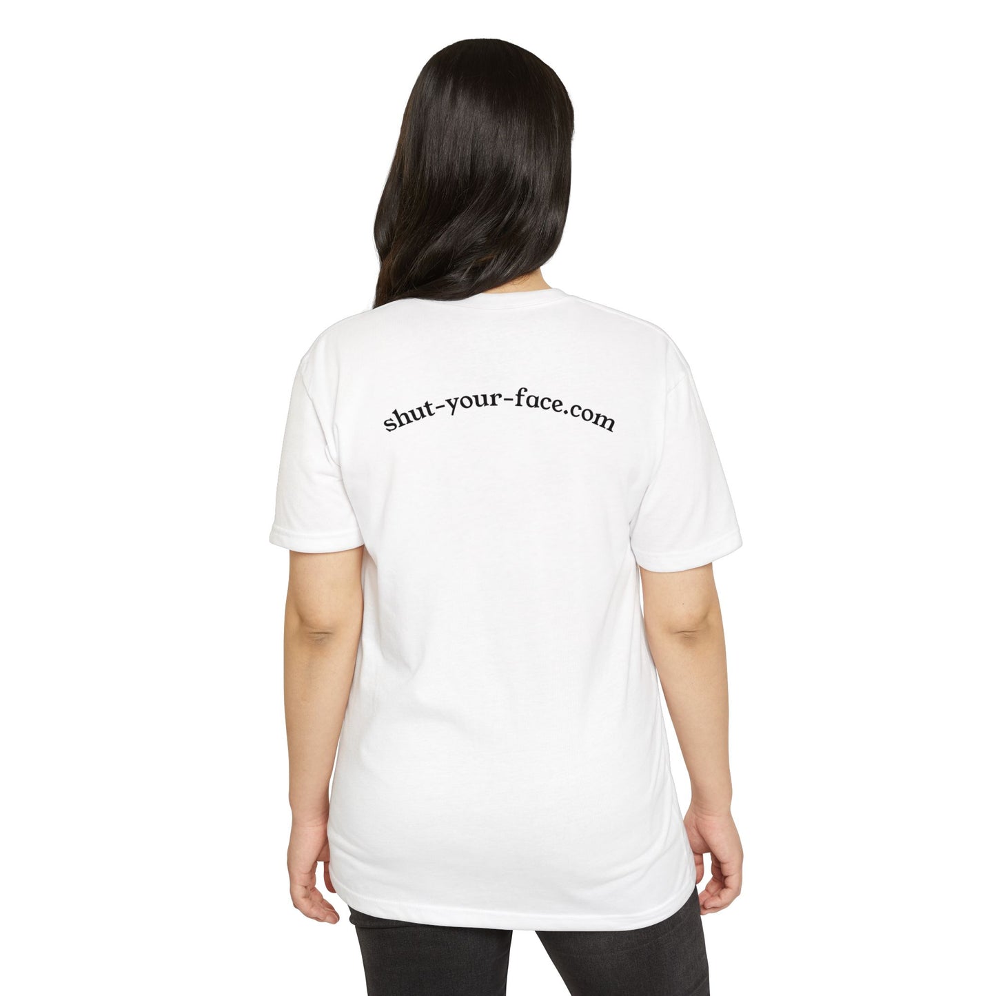 Shut Your Face® Graphic Tee — Minimal Statement T-Shirt
