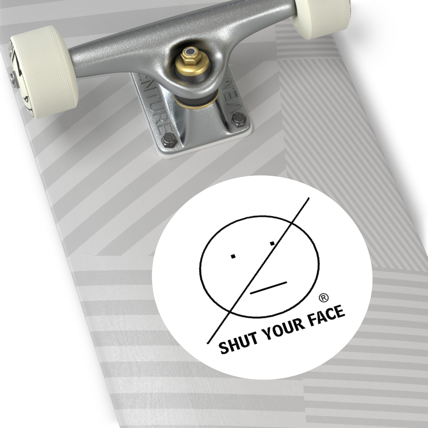 Shut Your Face® Anti-Social Sticker (Indoor/Outdoor)