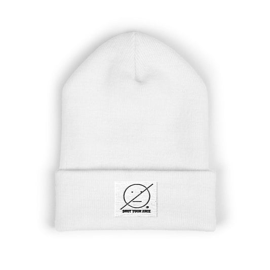 Shut Your Face® Beanie — Classic Cuffed Knit Hat