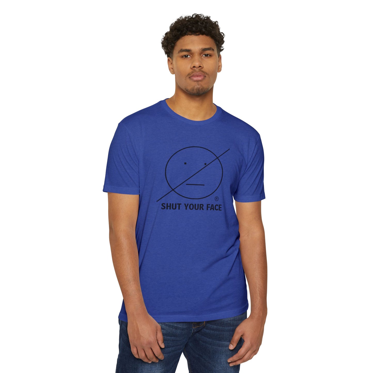 Shut Your Face® Graphic Tee — Minimal Statement T-Shirt