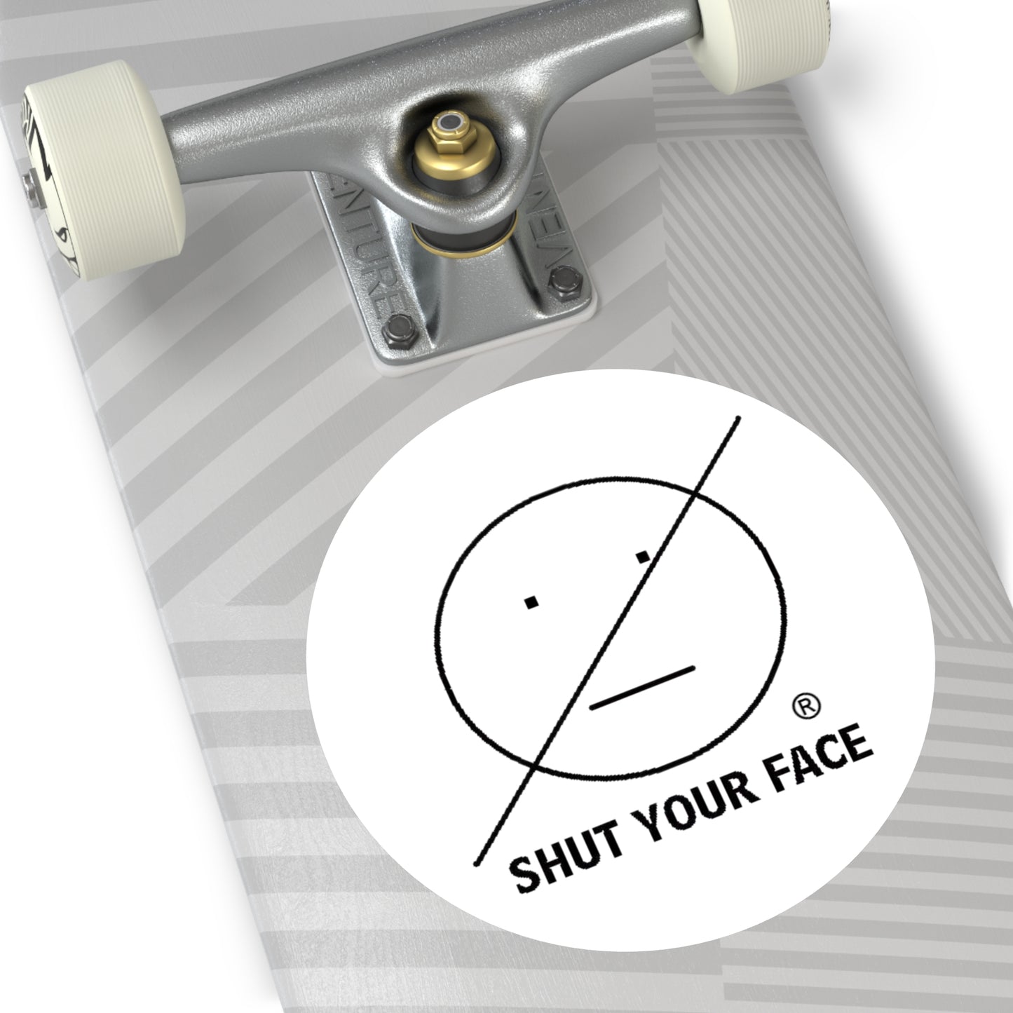 Shut Your Face® Anti-Social Sticker (Indoor/Outdoor)