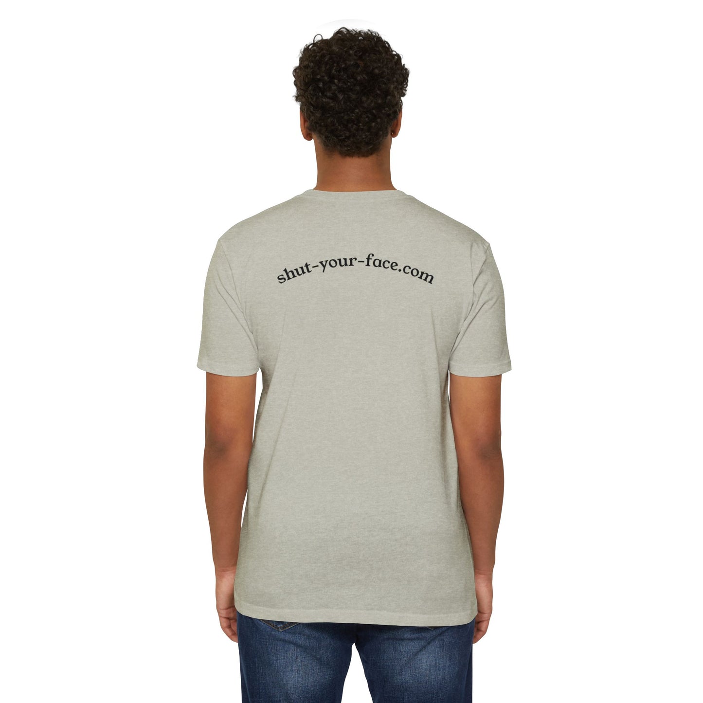 Shut Your Face® Graphic Tee — Minimal Statement T-Shirt