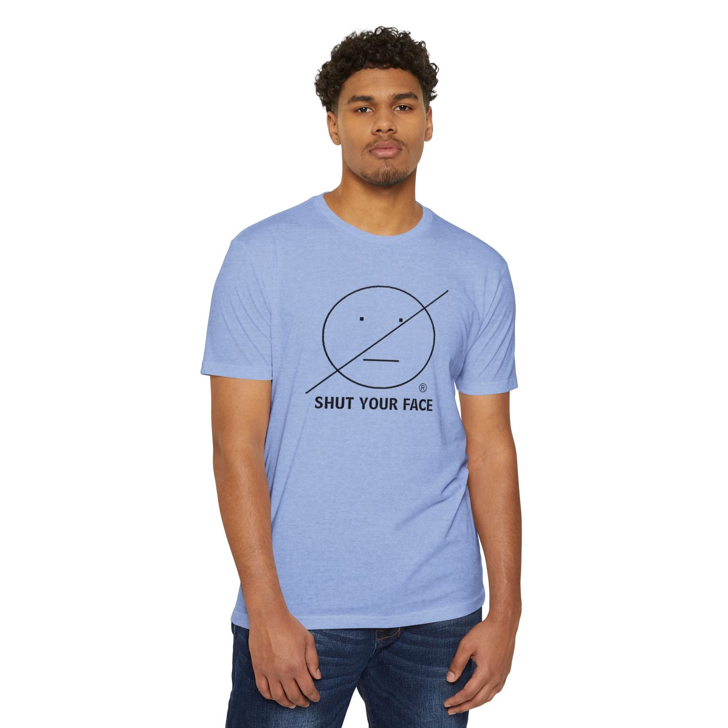 Shut Your Face® Graphic Tee — Minimal Statement T-Shirt
