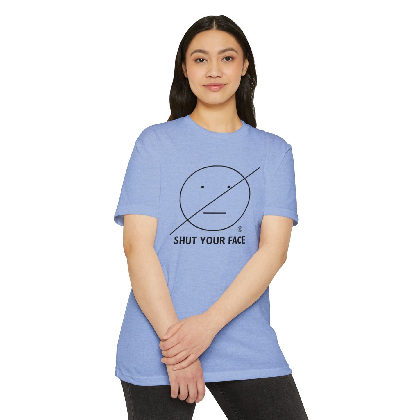 Shut Your Face® Graphic Tee — Minimal Statement T-Shirt