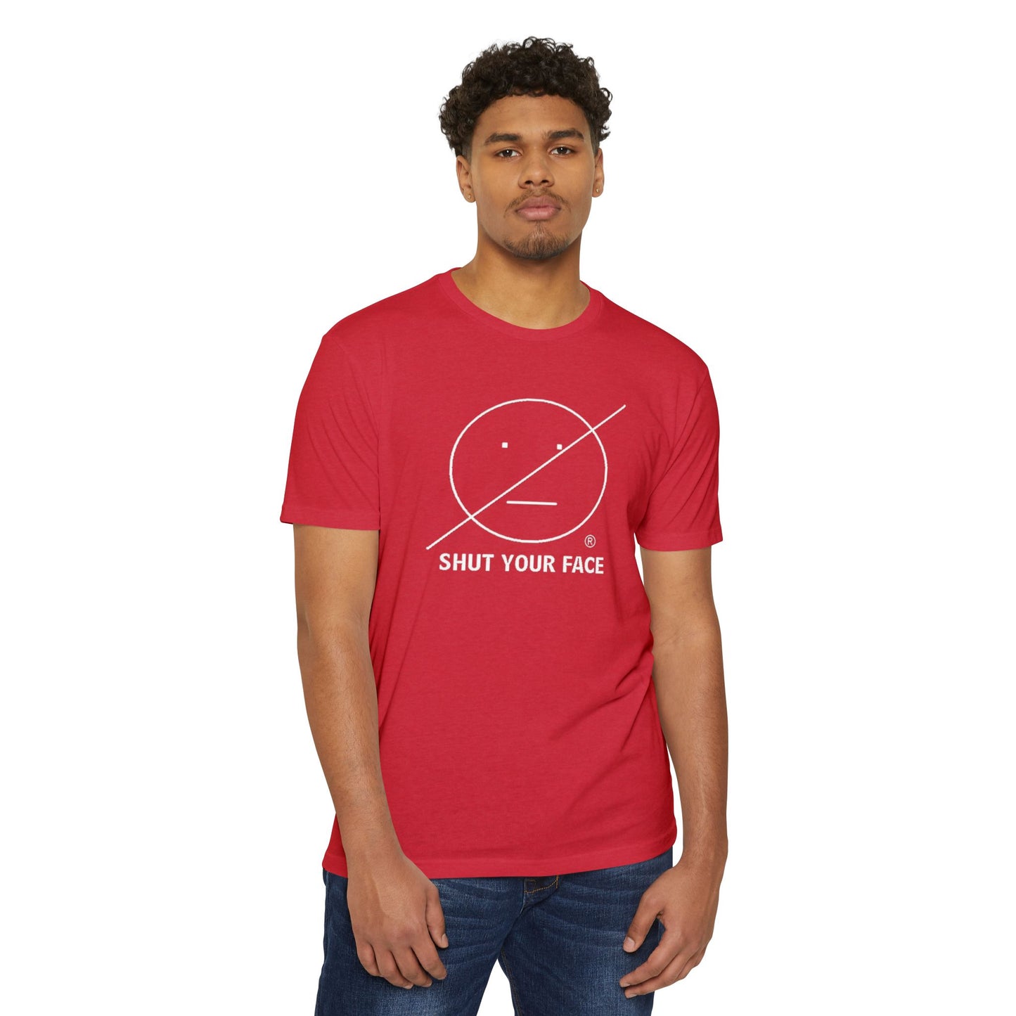 Shut Your Face® Graphic T-Shirt — Bold Statement Tee