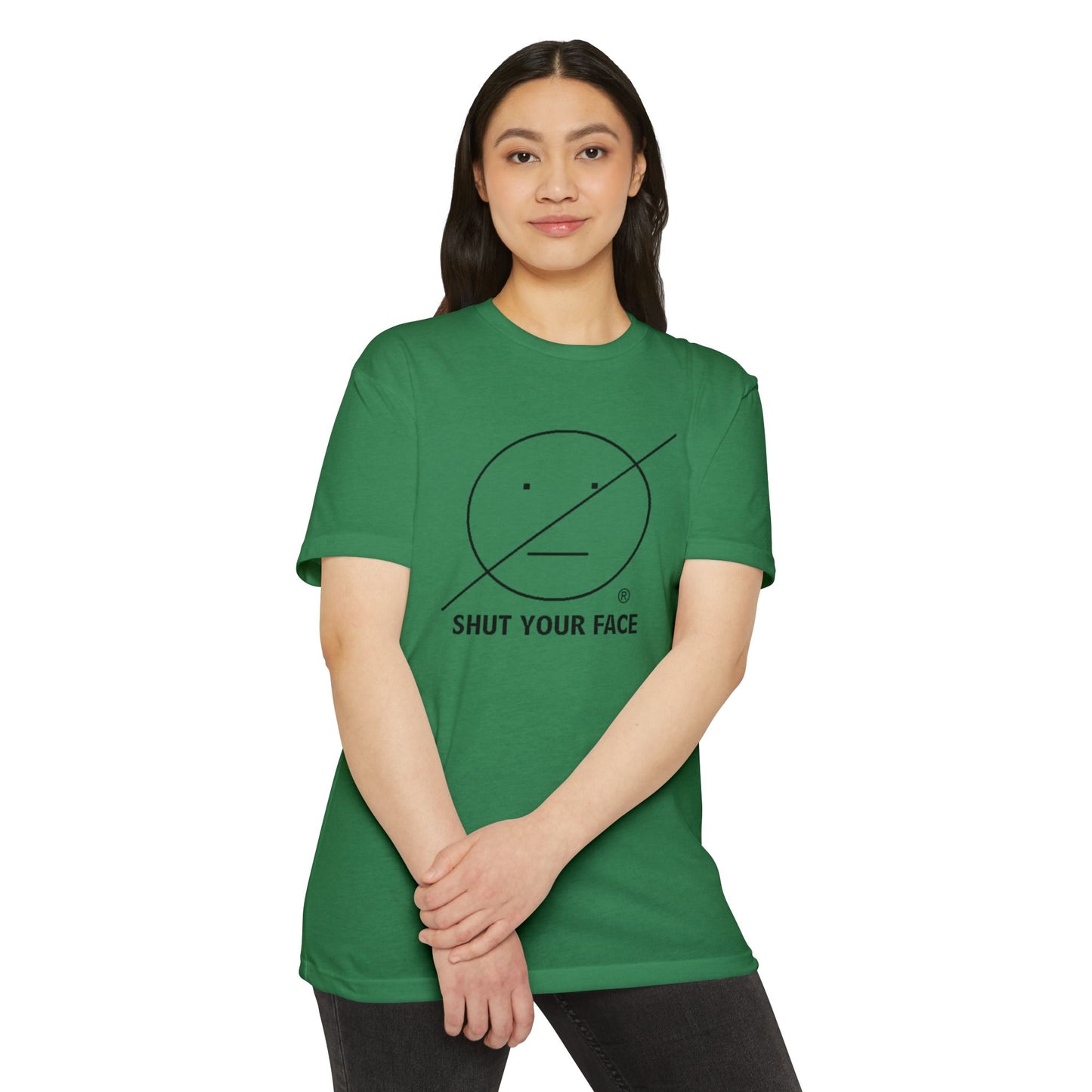 Shut Your Face® Graphic Tee — Minimal Statement T-Shirt