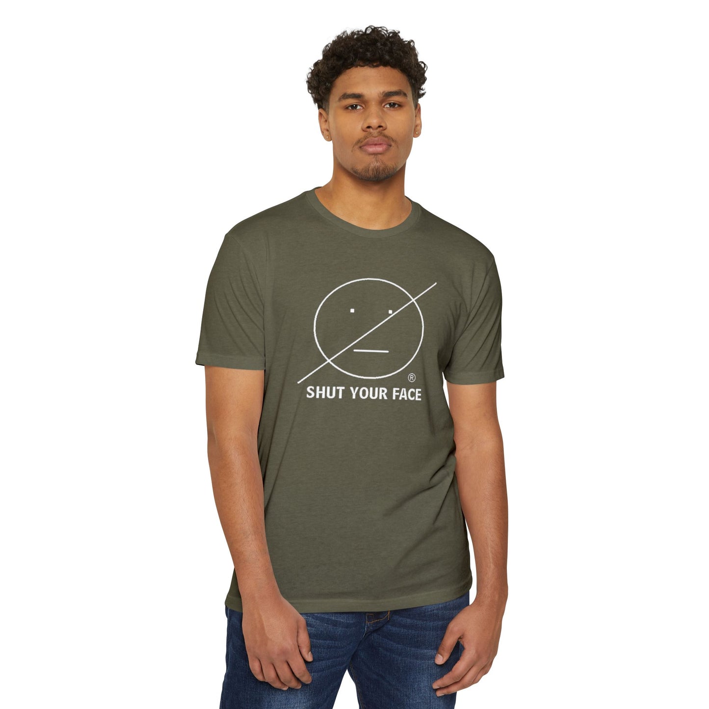 Shut Your Face® Graphic T-Shirt — Bold Statement Tee