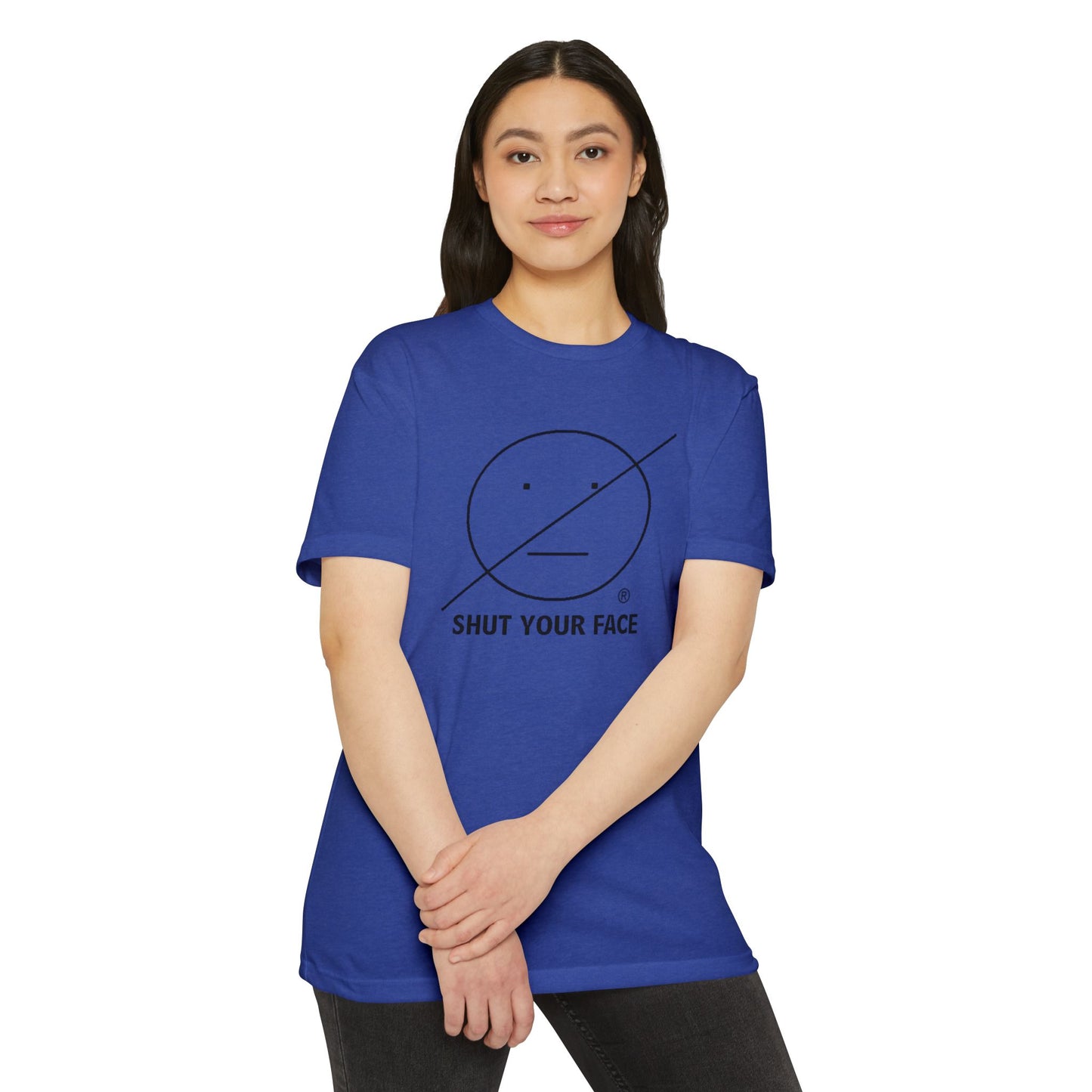 Shut Your Face® Graphic Tee — Minimal Statement T-Shirt