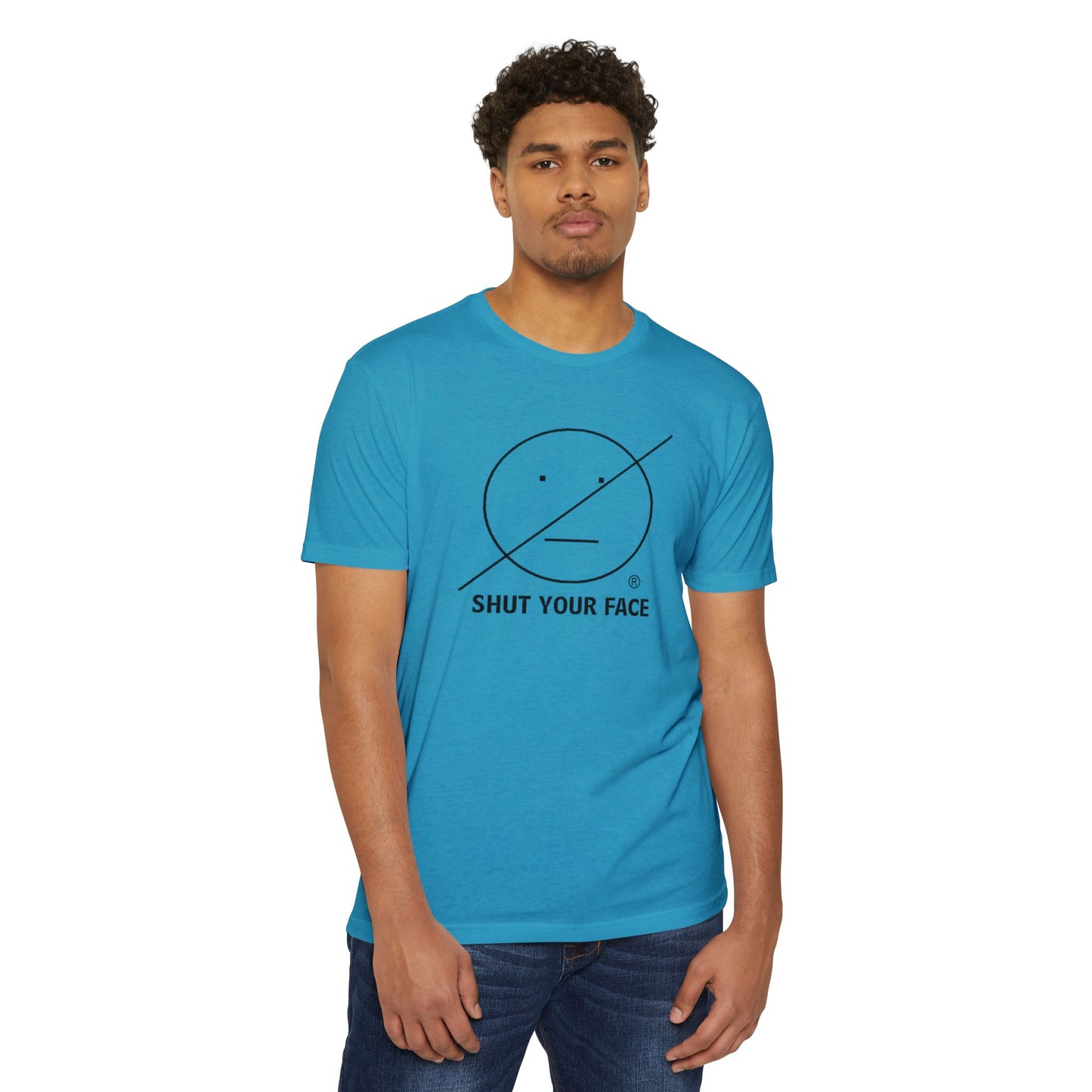 Shut Your Face® Graphic Tee — Minimal Statement T-Shirt
