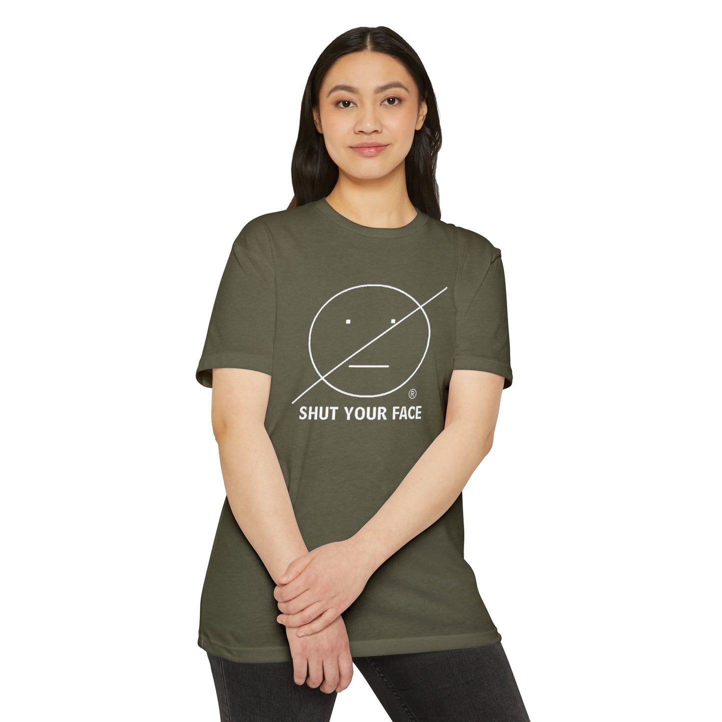 Shut Your Face® Graphic T-Shirt — Bold Statement Tee