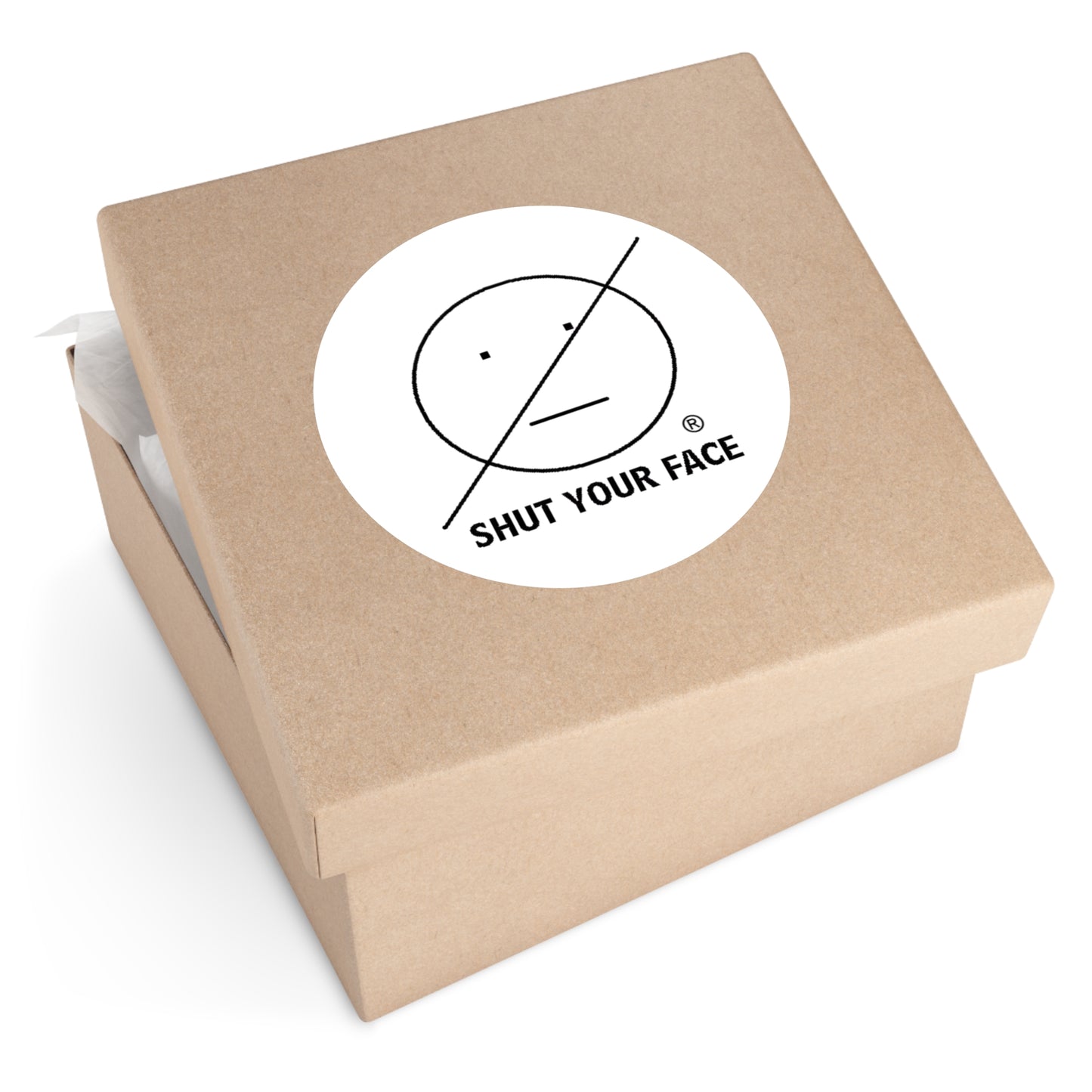 Shut Your Face® Anti-Social Sticker (Indoor/Outdoor)